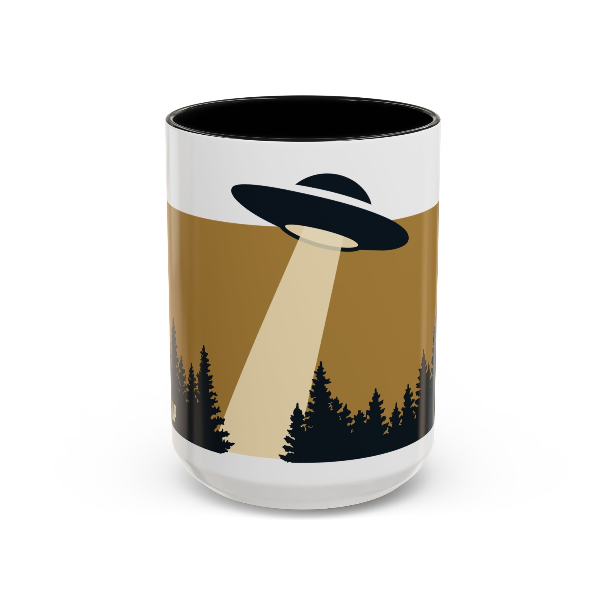 Keep Looking Up Mug | Observatory 51 Signature UFO Coffee Mug | Retro Sci-Fi Gift for UFO Enthusiasts | Alien & UAP Inspired Ceramic Mug