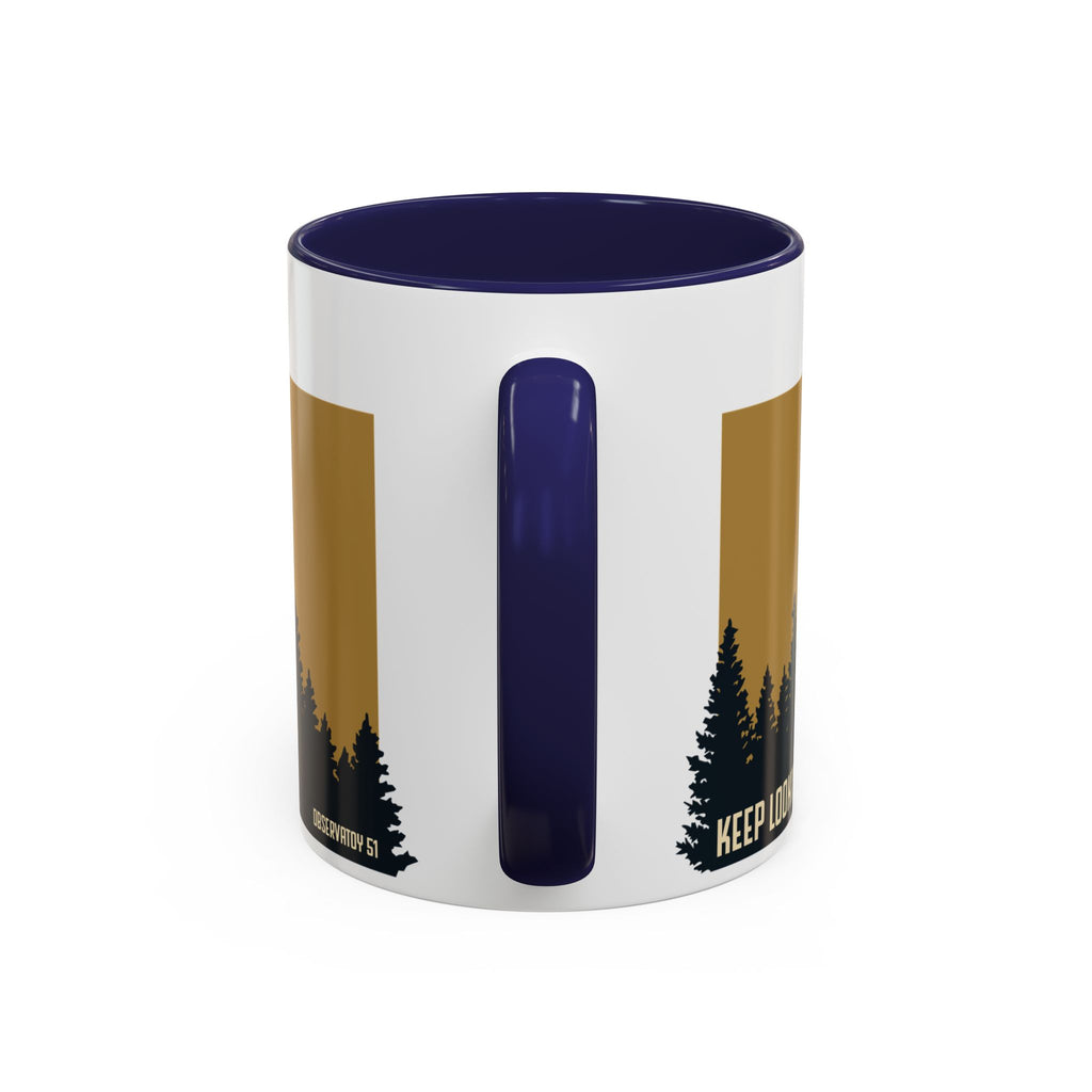 Keep Looking Up Mug | Observatory 51 Signature UFO Coffee Mug | Retro Sci-Fi Gift for UFO Enthusiasts | Alien & UAP Inspired Ceramic Mug