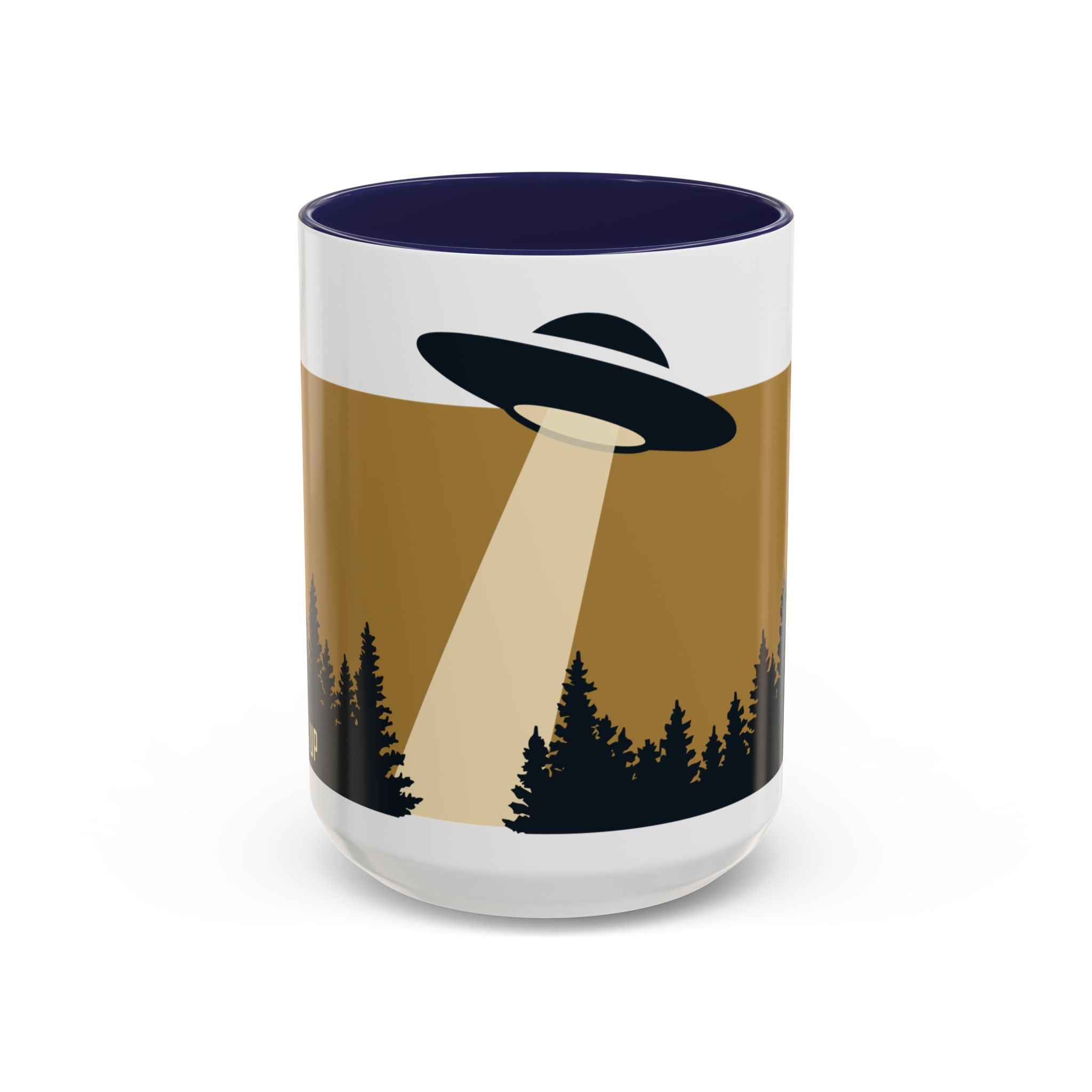 Keep Looking Up Mug | Observatory 51 Signature UFO Coffee Mug | Retro Sci-Fi Gift for UFO Enthusiasts | Alien & UAP Inspired Ceramic Mug