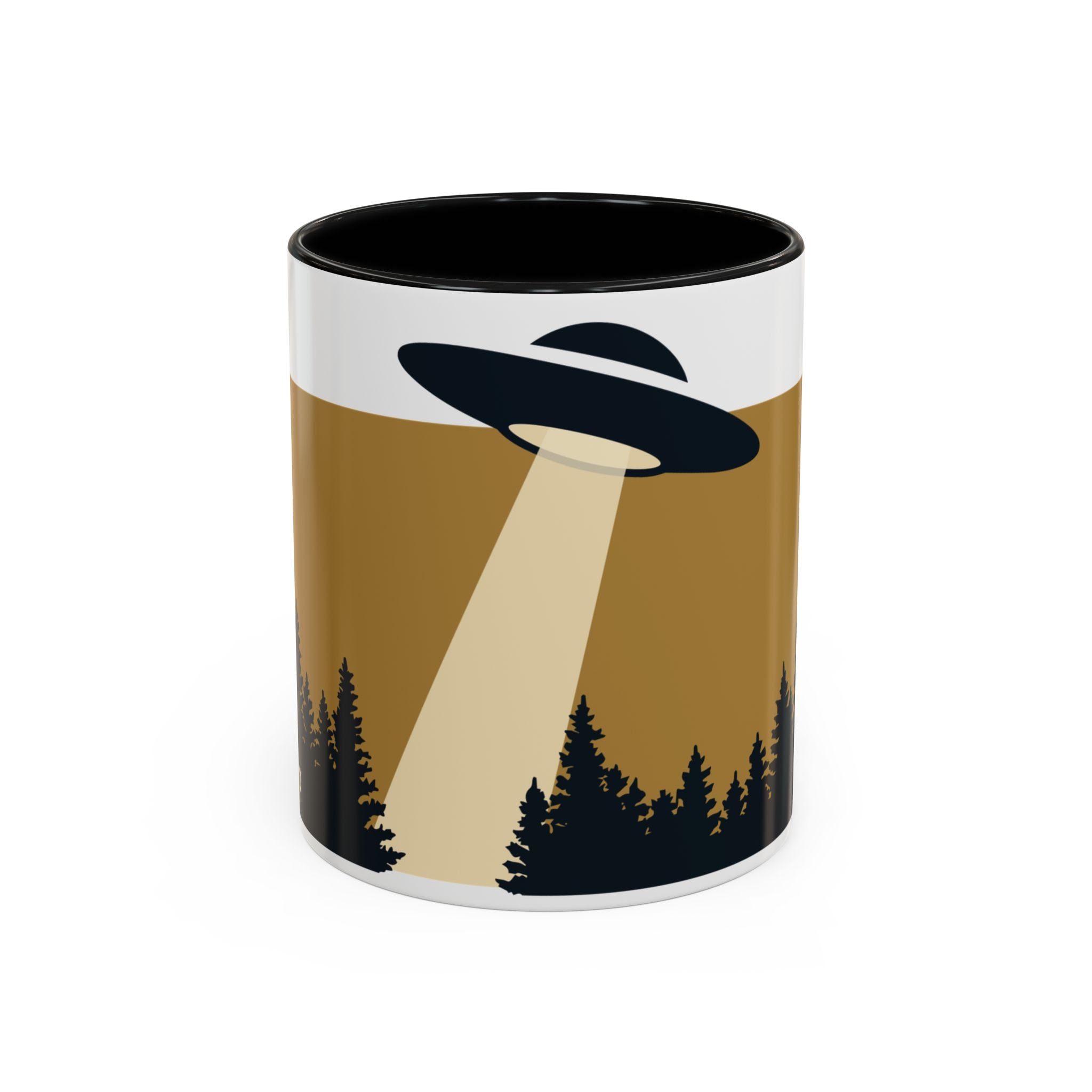 Keep Looking Up Mug | Observatory 51 Signature UFO Coffee Mug | Retro Sci-Fi Gift for UFO Enthusiasts | Alien & UAP Inspired Ceramic Mug